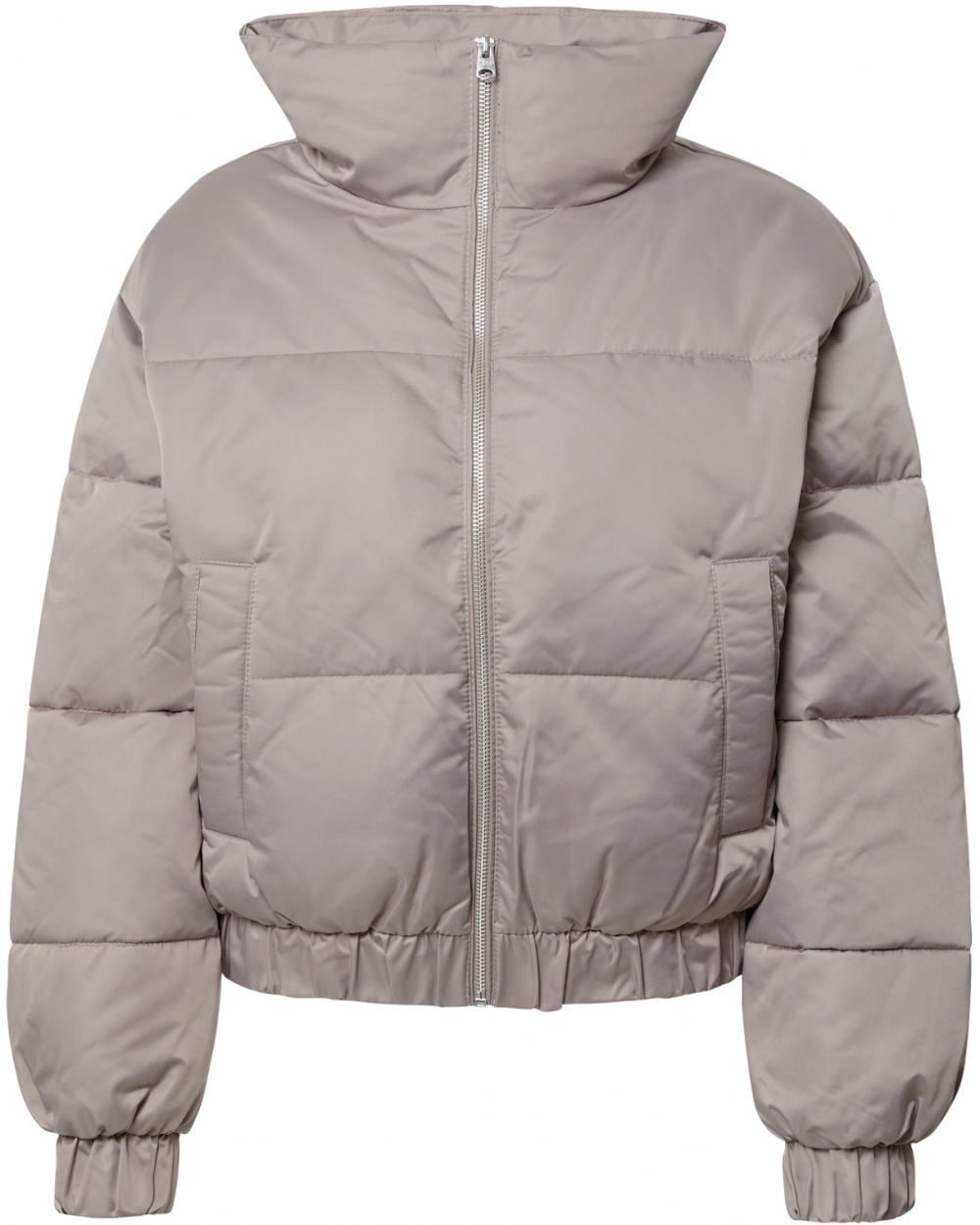 Abercrombie & Fitch Zimná bunda  sivobéžová