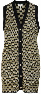 OBJECT Kardigán 'ELLIE'  olivová / čierna / biela