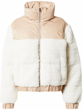 Abercrombie & Fitch Prechodná bunda  béžová / svetlobéžová