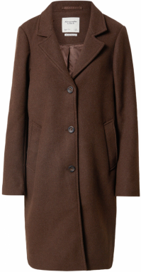 Abercrombie & Fitch Prechodný kabát  čokoládová