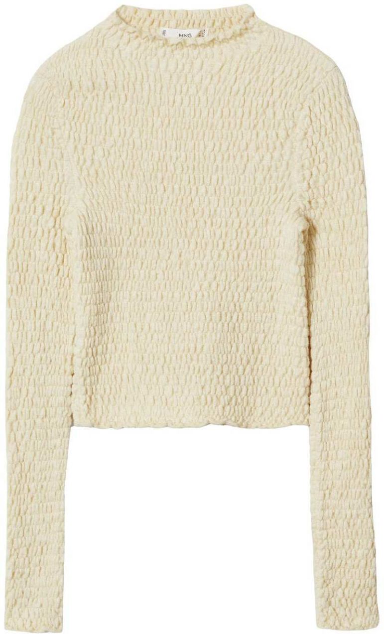 MANGO Sveter 'Elif'  svetlobéžová