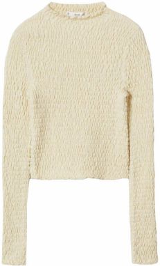 MANGO Sveter 'Elif'  svetlobéžová