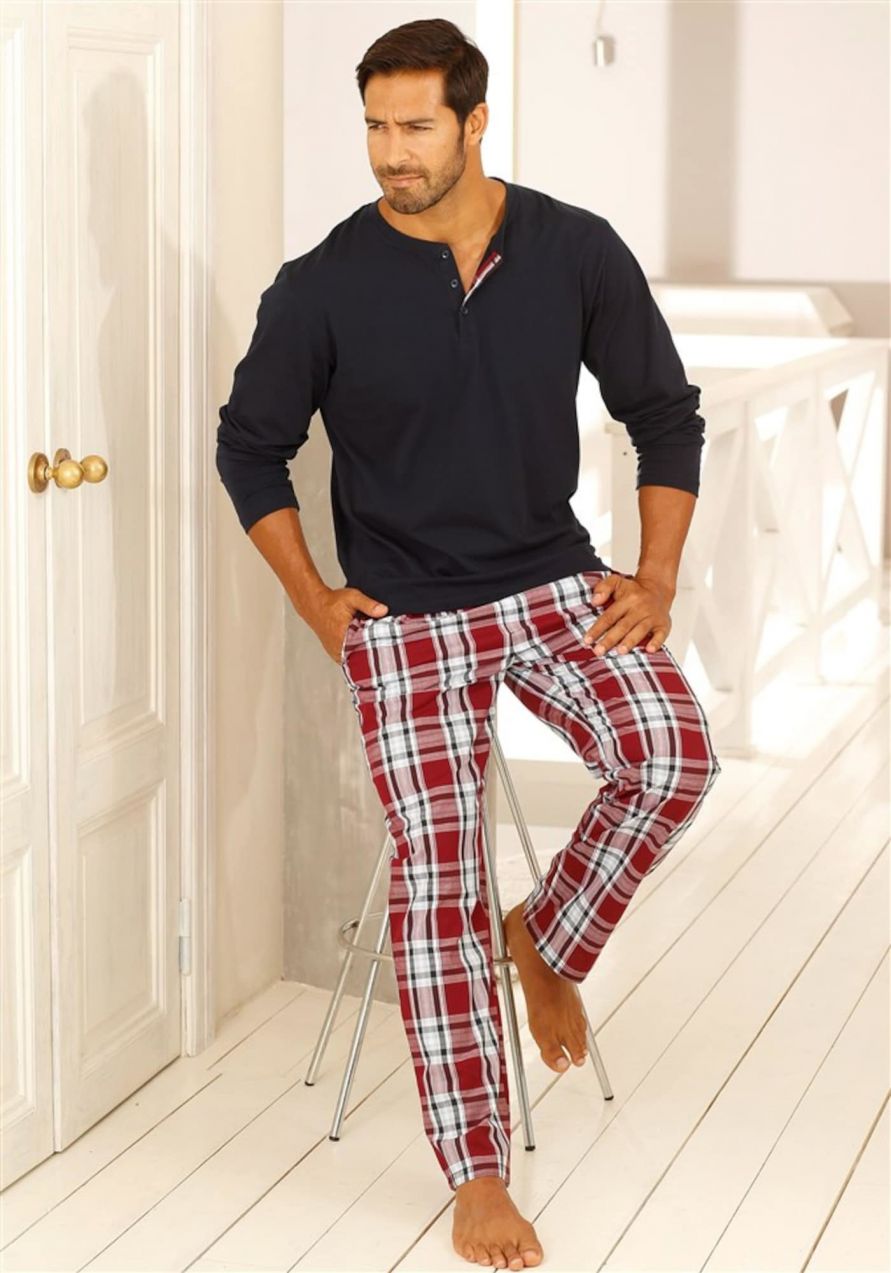 HIS JEANS Dlhé pyžamo  zmiešané farby