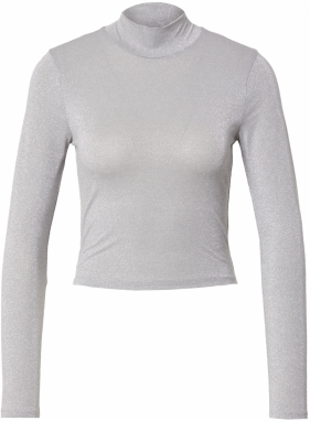 Abercrombie & Fitch Tričko  striebornosivá