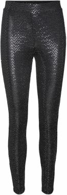 VERO MODA Nohavice 'KALLA'  čierna / strieborná