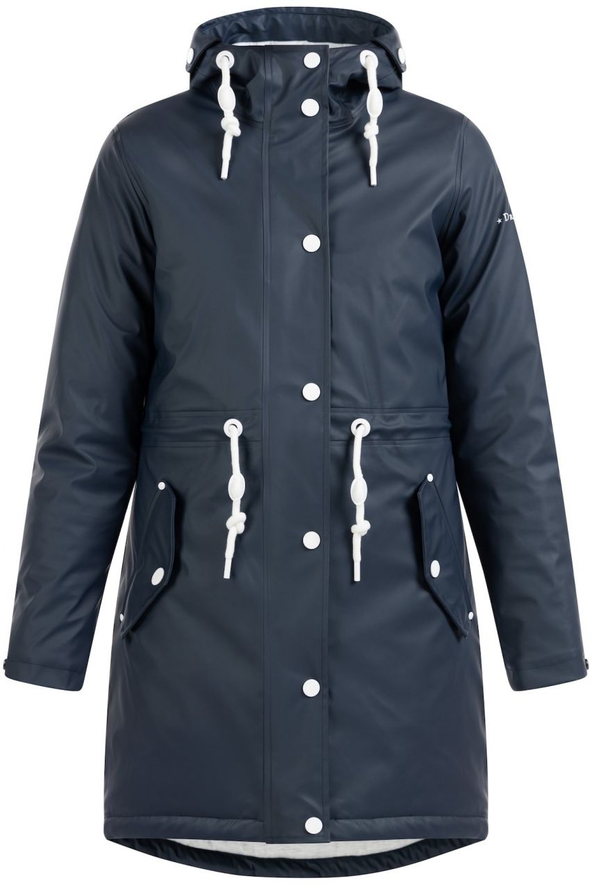 DreiMaster Maritim Funkčný kabát  námornícka modrá / biela