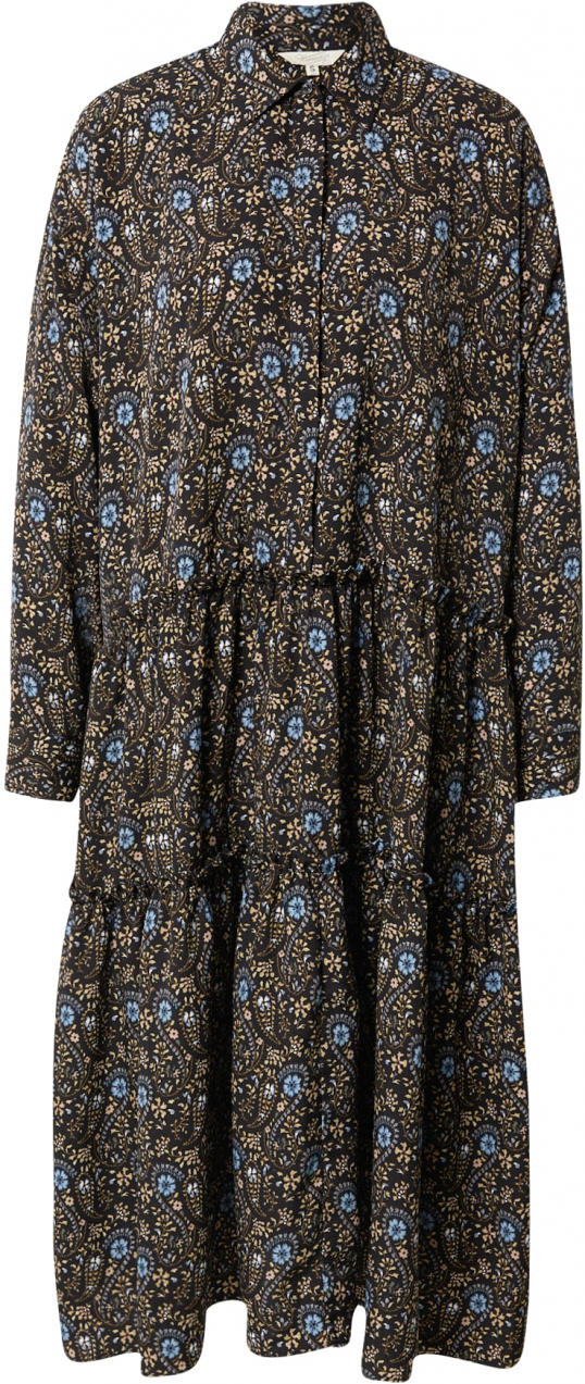 Herrlicher Košeľové šaty 'Amie'  béžová / svetlomodrá / čierna