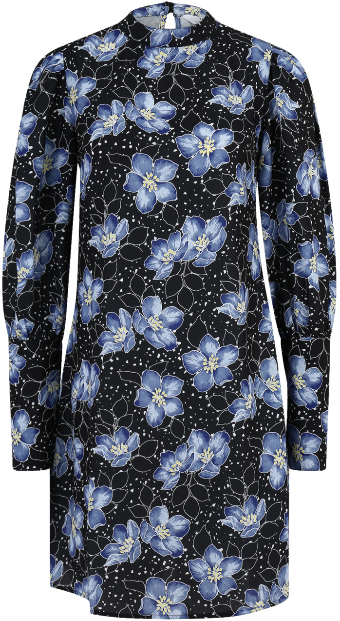 Dorothy Perkins Tall Šaty  modrá / žltá / čierna / biela