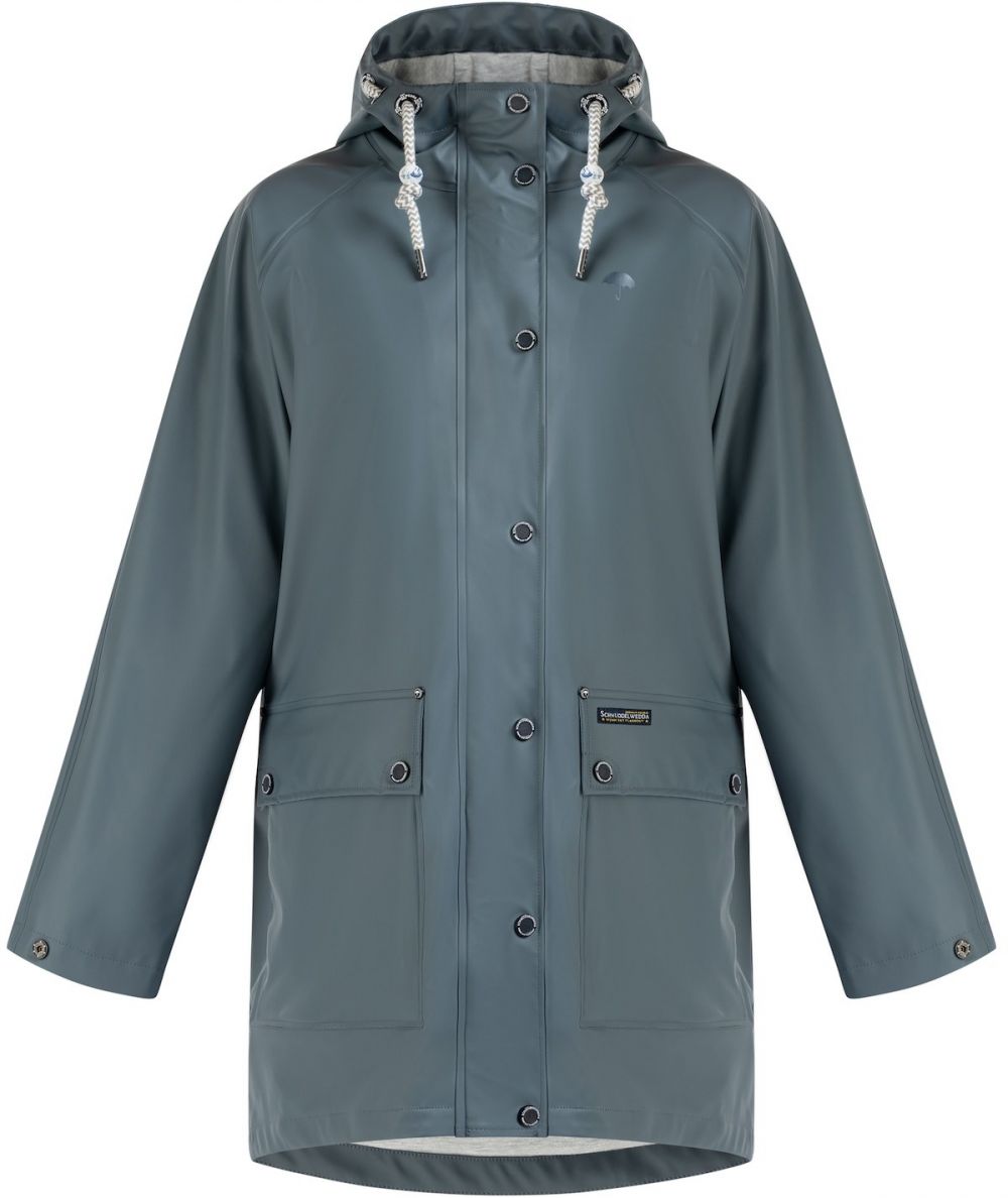 Schmuddelwedda Funkčný kabát  modrosivá