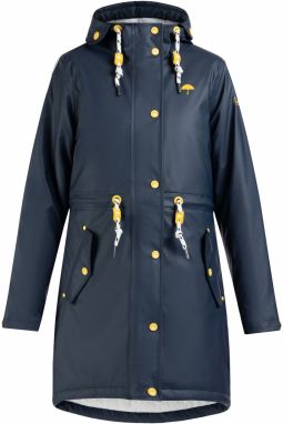 Schmuddelwedda Funkčný kabát  námornícka modrá / šafránová