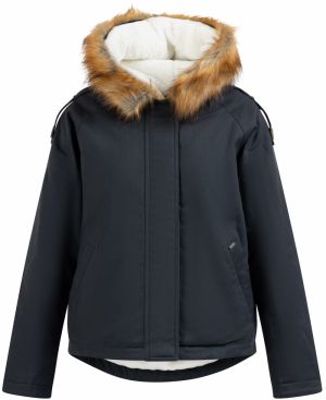 DreiMaster Vintage Zimná bunda  námornícka modrá / karamelová / biela