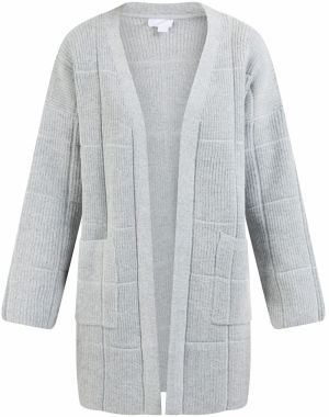 usha WHITE LABEL Kardigán  svetlosivá