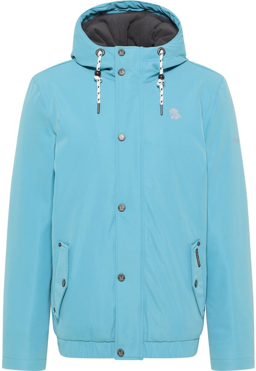 Schmuddelwedda Prechodná bunda  svetlomodrá / biela