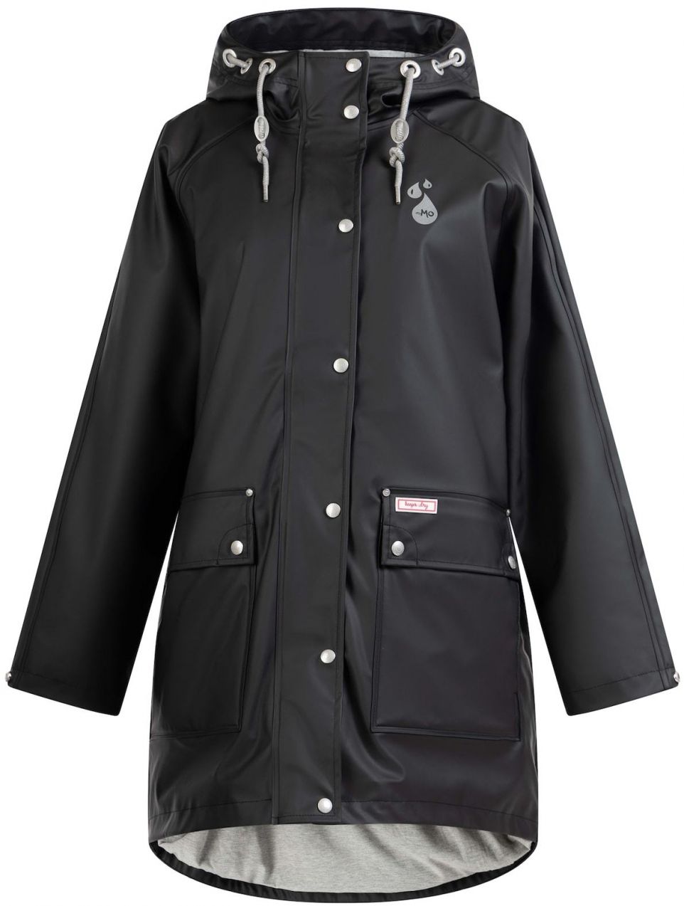 MYMO Funkčný kabát  svetlosivá / čierna