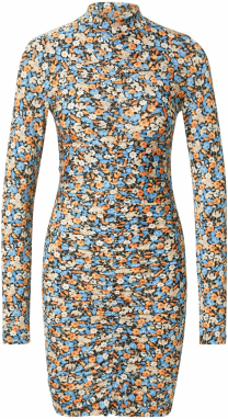 Envii Šaty 'LEAGUE'  béžová / svetlomodrá / oranžová / čierna