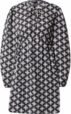 PIECES Šaty 'SALLY'  čierna / biela