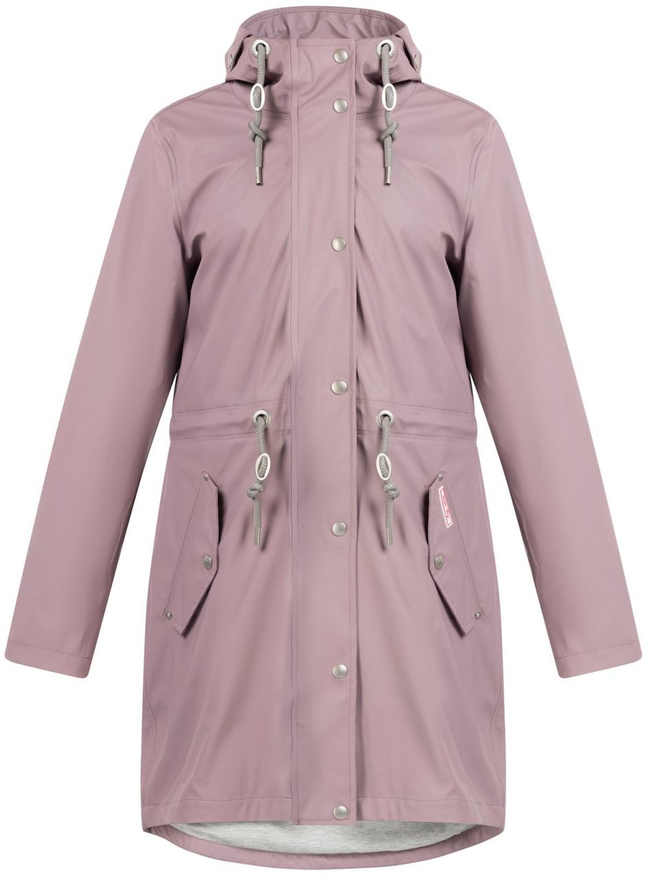 MYMO Funkčný kabát  striebornosivá / levanduľová