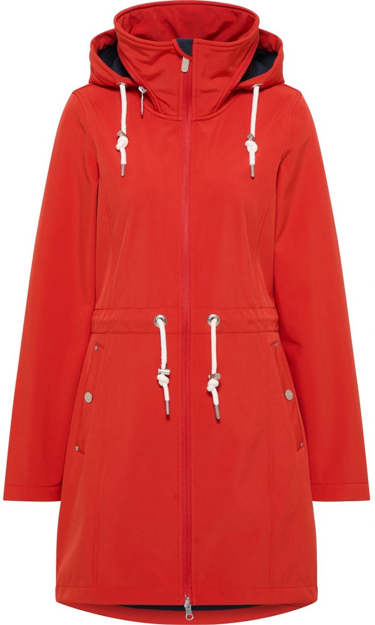DreiMaster Maritim Funkčný kabát  červená / biela