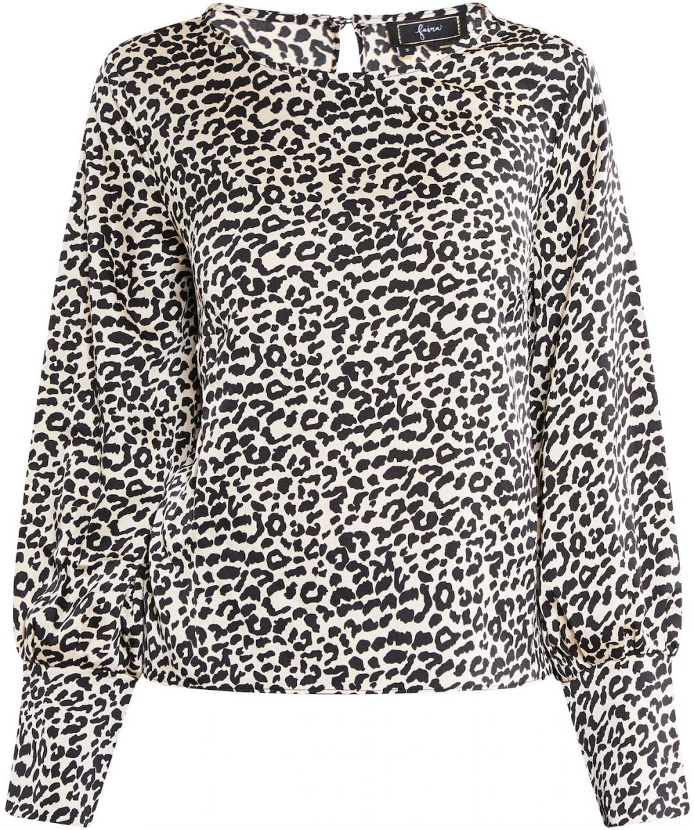 faina Blúzka  krémová / čierna