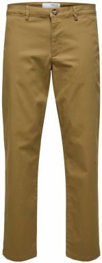 SELECTED HOMME Chino nohavice 'New Miles'  hnedá