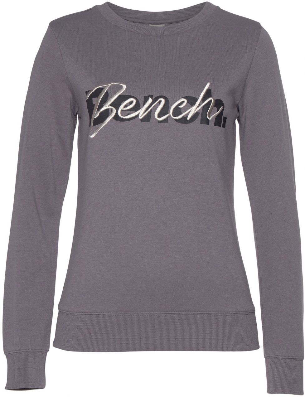 BENCH Mikina  sivá / tmavosivá / biela