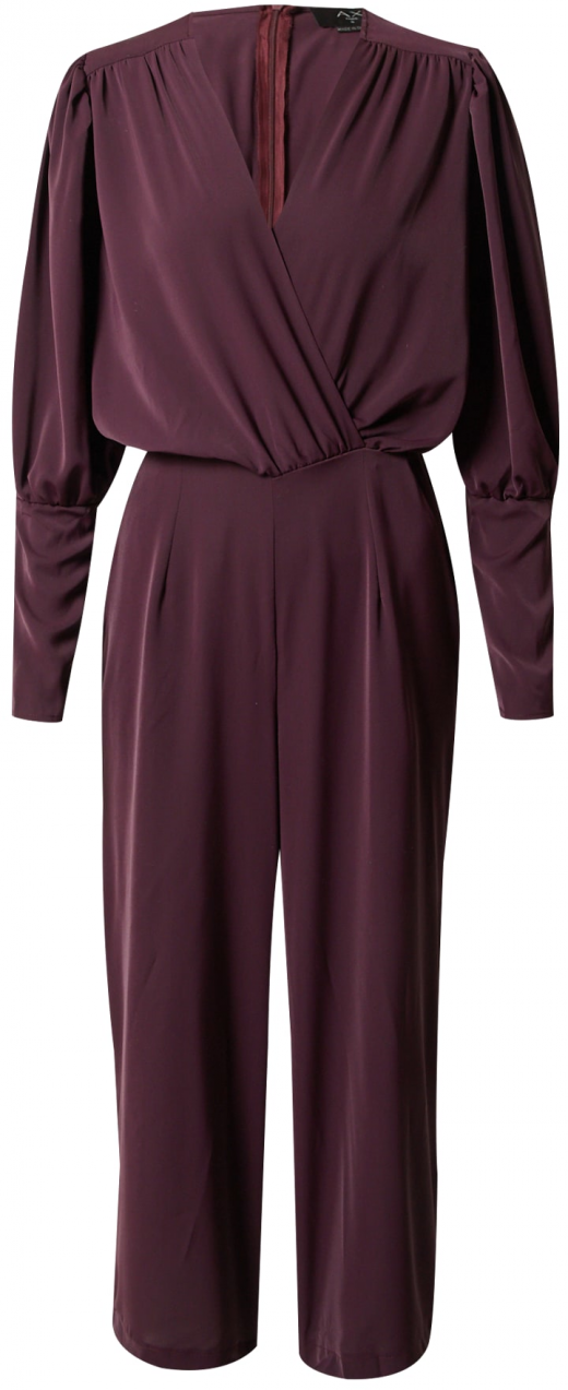 AX Paris Overal  vínovo červená