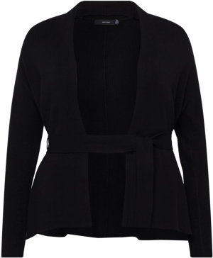 Vero Moda Curve Kardigán 'HOLLY'  čierna