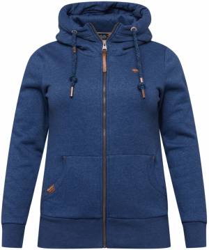 Ragwear Plus Tepláková bunda 'NESKA'  námornícka modrá / hnedá