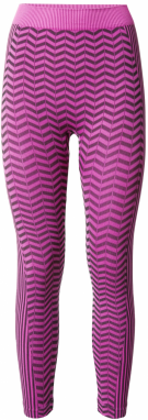 Nasty Gal Legíny  orchideová / čierna
