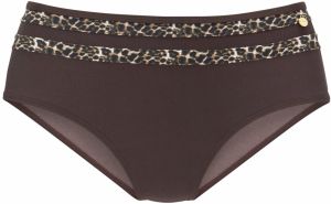 LASCANA Bikinové nohavičky  béžová / hnedá / čokoládová