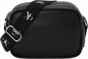 Calvin Klein Jeans Taška cez rameno  čierna / biela