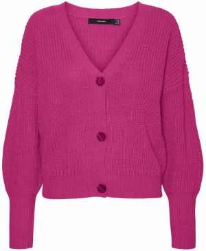 VERO MODA Kardigán 'Lea'  purpurová