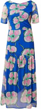 Warehouse Šaty  modrá / nefritová / ružová / čierna