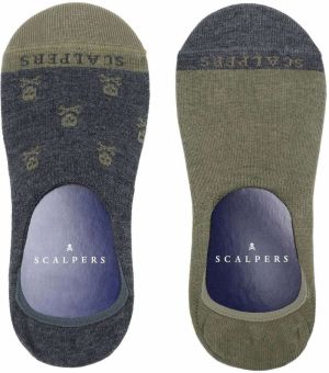 Scalpers Ťapky  tmavosivá / kaki