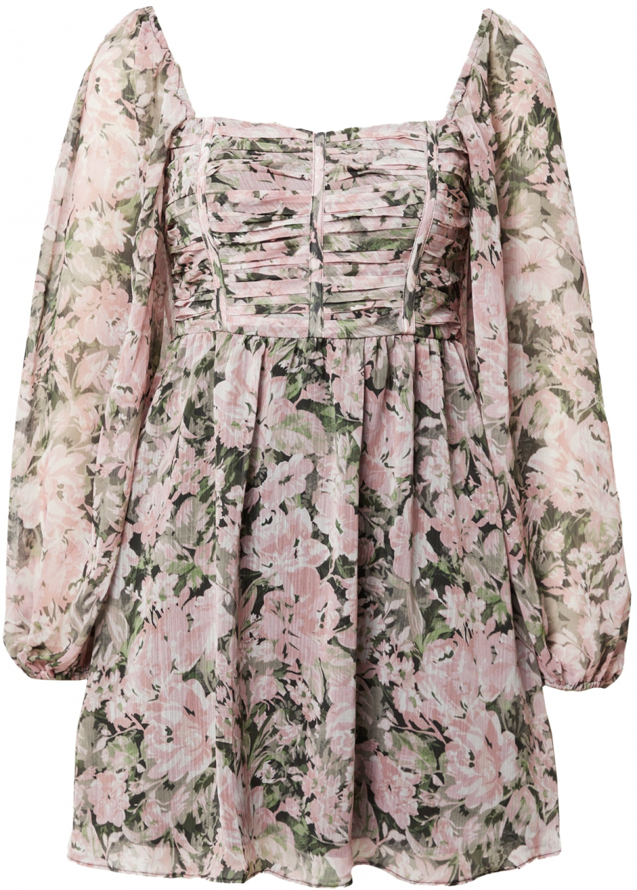 Forever New Šaty 'Romana'  trávovo zelená / púdrová