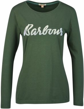 Barbour Tričko 'Otterb'  olivová / pastelovo zelená