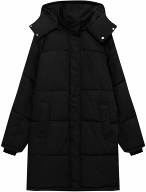 Pull&Bear Zimný kabát  čierna