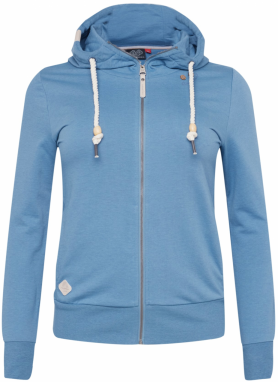 Ragwear Plus Tepláková bunda 'PAYA'  svetlomodrá / hnedá / biela