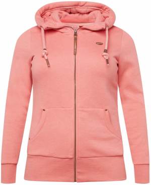 Ragwear Plus Tepláková bunda 'NESKA'  ružová