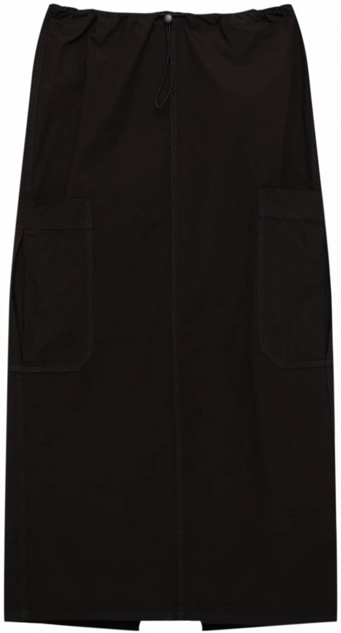 Pull&Bear Sukňa  čierna