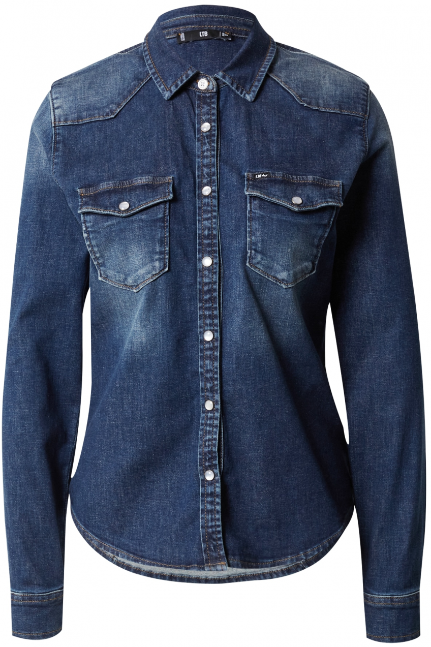 LTB Blúzka 'Lucinda'  modrá denim
