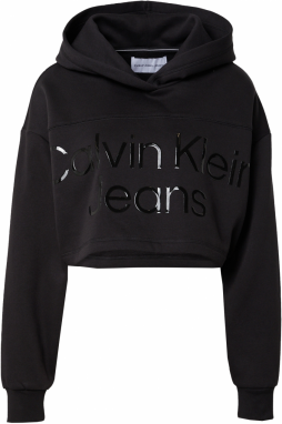 Calvin Klein Jeans Mikina  čierna