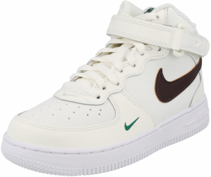 Nike Sportswear Tenisky 'Force 1'  krémová / čokoládová / trávovo zelená / biela