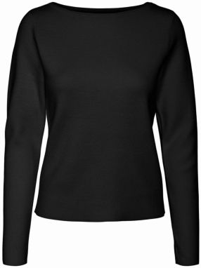 VERO MODA Sveter 'Gold Needle'  čierna