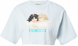 Fiorucci Tričko  béžová / modrozelená / svetlomodrá / čierna