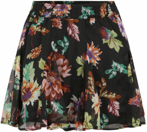 Only Petite Sukňa 'JAMILA'  svetlozelená / fialová / oranžová / čierna