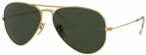 Ray-Ban Slnečné okuliare 'Aviator'  zlatá / tmavozelená