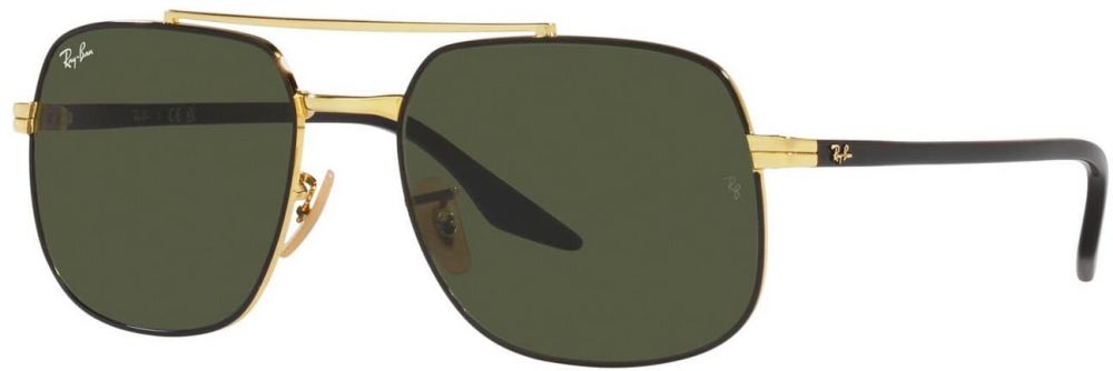 Ray-Ban Slnečné okuliare '0RB369956001/51'  zlatá / zelená / čierna
