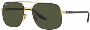 Ray-Ban Slnečné okuliare '0RB369956001/51'  zlatá / zelená / čierna