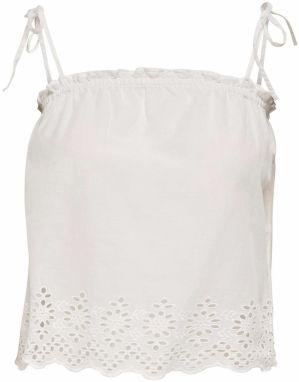 ONLY Top 'Carlotta'  prírodná biela